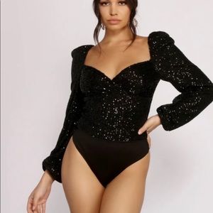 Windsor sequin bodysuit